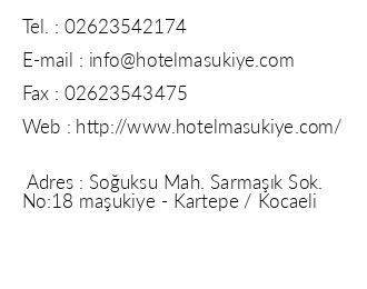 Butik Hotel Maukiye iletiim bilgileri